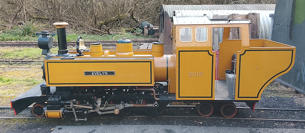 10¼" Gauge 2-6-4T Mountaineer steam locomotive